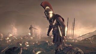 Assassins Creed Odyssey  Death of Leonidas amp 300 Spartans Cutscene PS4 Pro [upl. by Anovad]