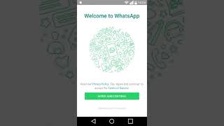 How to Download and Install WhatsApp  Mobile Phone  2022 [upl. by Adiesirb618]