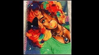 How to make sublimation notebooks using glitter cardstock [upl. by Donnenfeld]