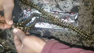 chain noise problem Racing Chain Gearx CBR 150 installation [upl. by Arreyt591]