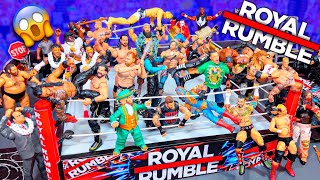 Hardcore Royal Rumble 2021 Action Figure Match [upl. by Akeme971]