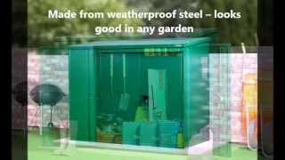 High security metal garden shed [upl. by Nuncia]