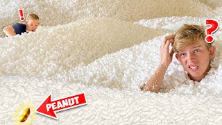 Find the REAL Peanut in 1000000 Packing Peanuts CHALLENGE [upl. by Voleta]