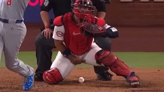 Catcher’s balls get hit by ball [upl. by Hank]