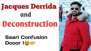 Derrida and Deconstruction  No More Confusion among his Major IdeasTerms  Lecture 2 [upl. by Nemracledairam]