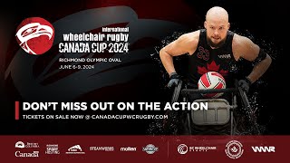 2024 Wheelchair Rugby Canada Cup 🏐 Canada vs Great Britain June 8 2024 [upl. by Nelo]