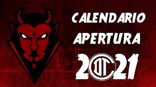 Calendario Toluca FC  Apertura 2021  Liga MX [upl. by Ahsehat]