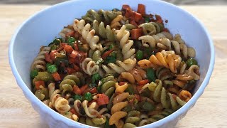 Tasty Vegetable PastaFusilli in a simple wayBest Tri color Fusilli Pasta [upl. by Uriah]