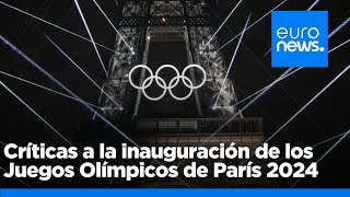 Críticas reacciones de los líderes y medios a la ceremonia de inauguración de los Juegos Ol… [upl. by Romonda]