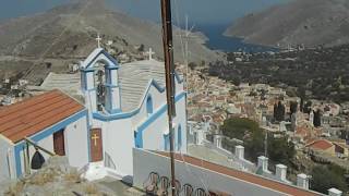 Megali Panagia church in Ano Symi Dodekanisos 31082014 🇬🇷 [upl. by Hedaza]