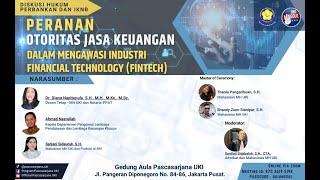 PERANAN OTORITAS JASA KEUANGAN DALAM MENGAWASI INDUSTRI FINTECH [upl. by Holmann728]