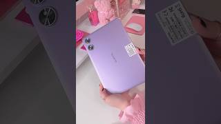 Oukitel OT6 purple tablet AD tablet asmr unboxing [upl. by Ymmak]