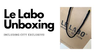 Le Labo Unboxing perfumecollection unboxing [upl. by Odama]