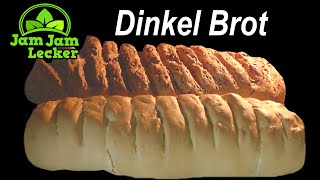 Brot backen mit Dinkelmehl  Volkornmehl mit Körnern und helles Mehl  Rezept [upl. by Celisse687]