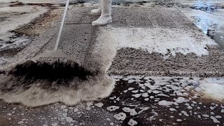 Extreme Restoration Shaggy Rug  Pressure Washing  Carpet Cleaning [upl. by Laerdna]