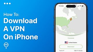 How To Download A VPN On iPhone  Easy Guide [upl. by Haimarej]