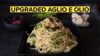 SPAGHETTI AGLIO E OLIO but better [upl. by Hars]