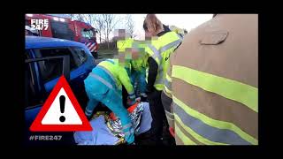 ⚠️ Análisis accidente 🚧 tráfico  EXTRICACIÓN 🚑🚒🚓 [upl. by Eenert]