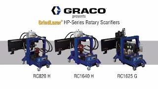 Graco GrindLazer HPSeries Rotary Scarifier [upl. by Adolf294]