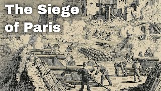 19th September 1870 The Siege of Paris began during the FrancoPrussian War [upl. by Leif578]