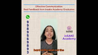 Effective Communication Real Feedback from Insake Academy Graduates FinancialAnalyst JobGuarantee [upl. by Emad]