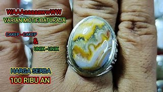 Review Batu akik Baturaja  Lapak batu akik dan permata murah meriah biru langit lavender [upl. by Angil]