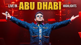 AR Rahman Live in Abu Dhabi Highlights  ARRahman [upl. by Micheal]