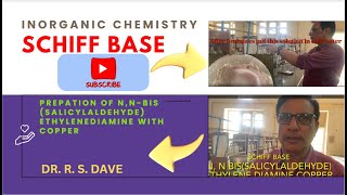 Schiff Base Of Copper N NBis Salicylaldehyde Ethylenediamine of Copper [upl. by Sirak]