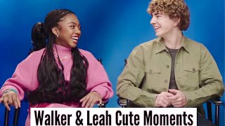 Walker Scobell amp Leah Jeffries  Cute Moments [upl. by Anak]