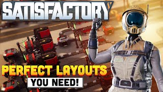 5 PERFECT Starter Factory Layouts You NEED  Satisfactory Update 7 Beginner Guide [upl. by Ahsiret]