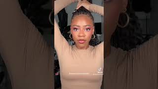 How to style Knotless braids 💕 [upl. by Claudianus74]