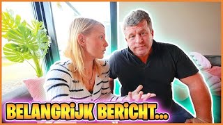 BELANGRiJKE MEDEDELiNG   Bellinga Vlog 3070 [upl. by Anatole32]