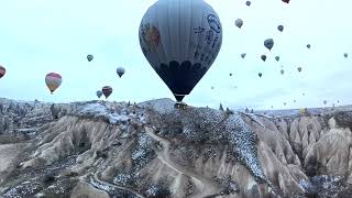 Hot Air Balloon Ride in Cappadocia Winter [upl. by Julie]