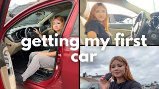 ✨GETTING MY FIRST CAR✨ [upl. by Eugenia]