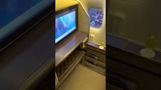 Singapore Airlines Boeing 777300ER First Class [upl. by Noryb]