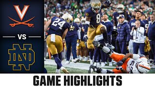 Virginia vs Notre Dame Game Highlights  202425 ACC Mens Basketball [upl. by Sille743]