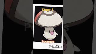 Evolution of Foongus95PokeMas pokemon [upl. by Elleivad]