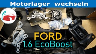 Mittelkonsole vibriert oder dröhnt Motorlager wechseln beim Focus MK3 16 EcoBoost [upl. by Zedekiah]