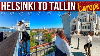 From India to Helsinki to Tallin Estonia via Ferry  Tallin Old Town  Europe Travel Vlog 1 [upl. by O'Doneven]