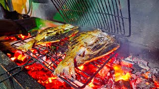 8 Hours Selling Grilled Fish in Tehran  Iranian Street Food [upl. by Roth]