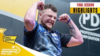 THRILLING FINALE  QFs SFs amp Final Highlights  2023 German Darts Open [upl. by Dottie743]