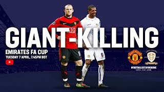 Manchester United 01 Leeds United  Full Match  FA Cup GiantKilling  FA Cup 200910 [upl. by Werdnaed591]