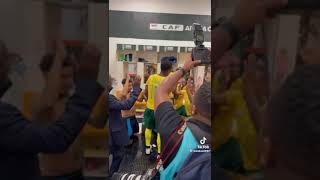 Bafana Bafana players sing Themba Zwane song afcon2023 Bafana [upl. by Alys535]