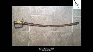 British 1803 Infantry Sword [upl. by Nosa]