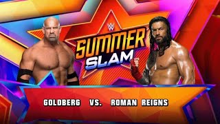 GOLDBERGS RETURN Roman Reigns vs Goldberg  SummerSlam Highlights [upl. by Oderfliw]