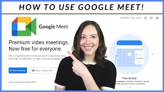 Google Meet For Beginners  How To Use Google Meet in 2021 [upl. by Mauretta]