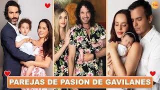 ❤️ PAREJAS de Pasión de Gavilanes en LA VIDA REAL 😍 [upl. by Urita]