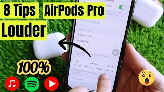 8 Tips to Make AirPods Pro Louder in 2024 iOS 17 Fix Your quiet AirPods Pro in 2024 [upl. by Esaele]