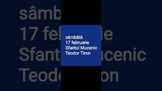 calendar ortodox februarie 2024 [upl. by Dardani]