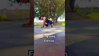 Frog jump exercise Shortstrending yoga fitness [upl. by Hobbie965]